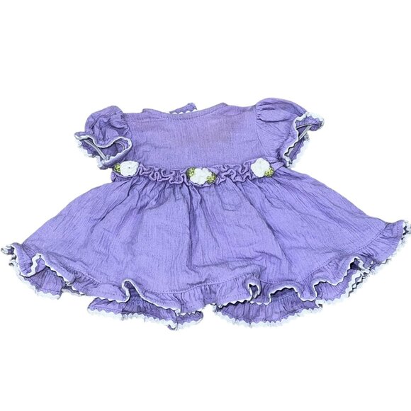 Bitty Baby American Girl Springtime Set 15" Purple Dress Doll Outfit American Gi - Picture 4 of 8
